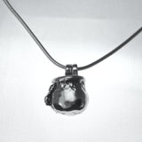 Climber's Chalk Bag Necklace with Choice of Pendants - Handmade in sterling silver
