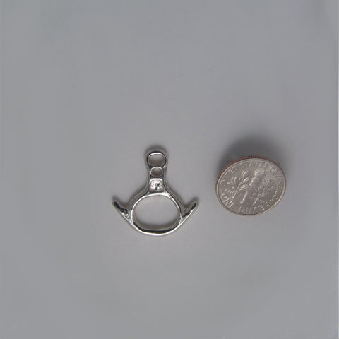 Figure Eight Descender Miniature: - Handmade in sterling silver