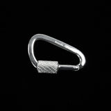 Functional 1.25 inch Carabiner Clasp - Handmade in sterling silver