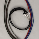 Rescue 8 Descender Nylon Cord Bracelet: - Handmade in sterling silver - Examples in some colors