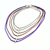 Climbing Rope Cord Necklace - Sterling silver findings