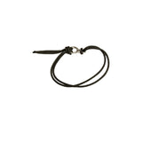 Figure 8 Descender Bracelet - Sterling Silver & Nylon Cord