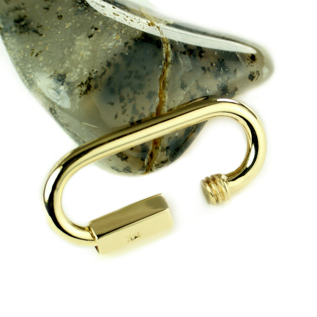 29 mm 14 Karat Gold Quick Link Miniature Lock - Carabiner – Rock Climbing  Jewelry